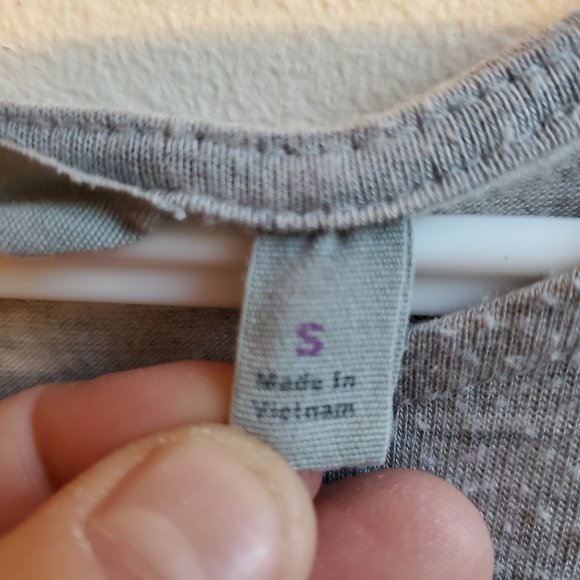 Athleta Gray Scoop Neck Jersey Size Small - Picture 8 of 16